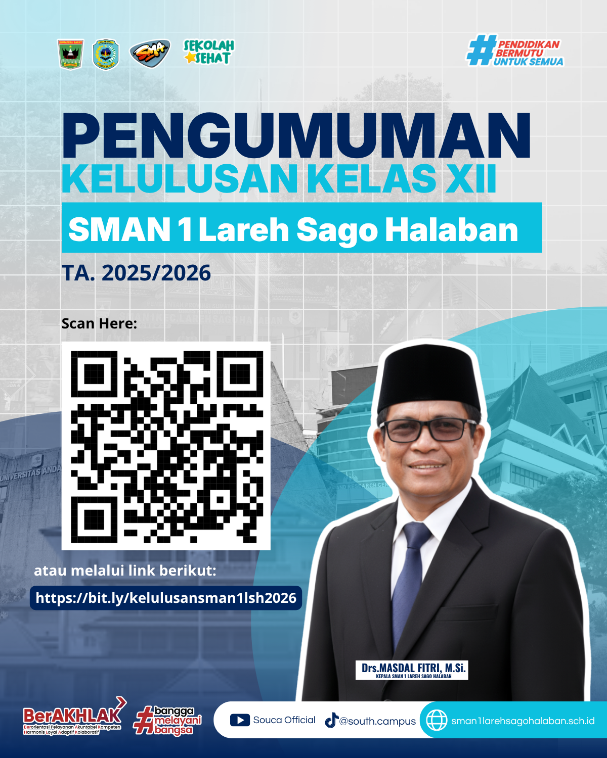 PENGUMUMAN KELULUSAN MURID KELAS XII TA. 2025/2026